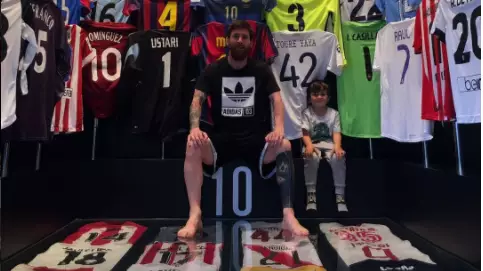 Lionel Messi Shows Off His Incredible Shirt Collection