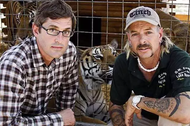 Theroux met Exotic 10 years ago, pre fame and conviction.