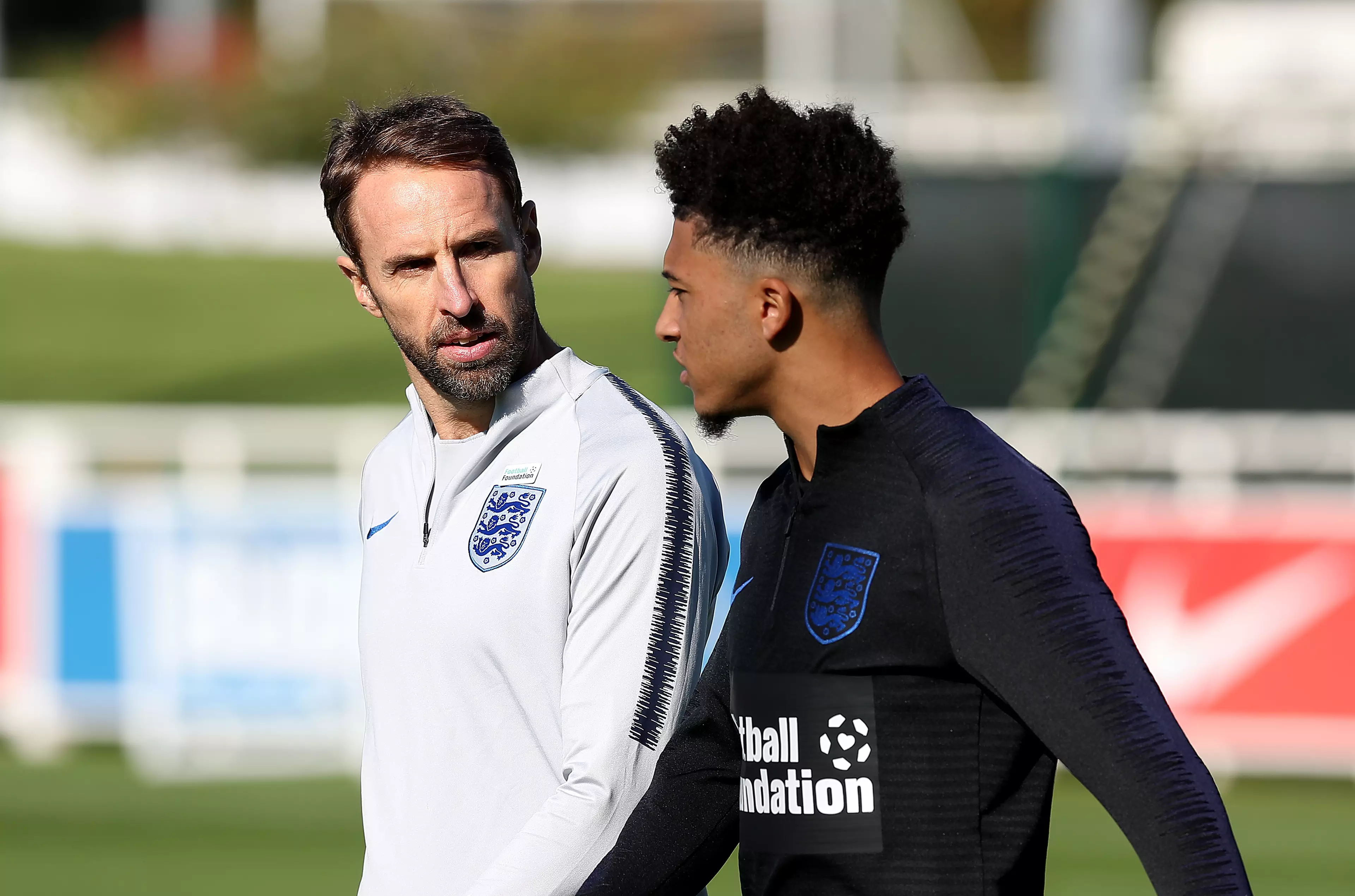 Sancho has earned his first England call up. Image: PA Images