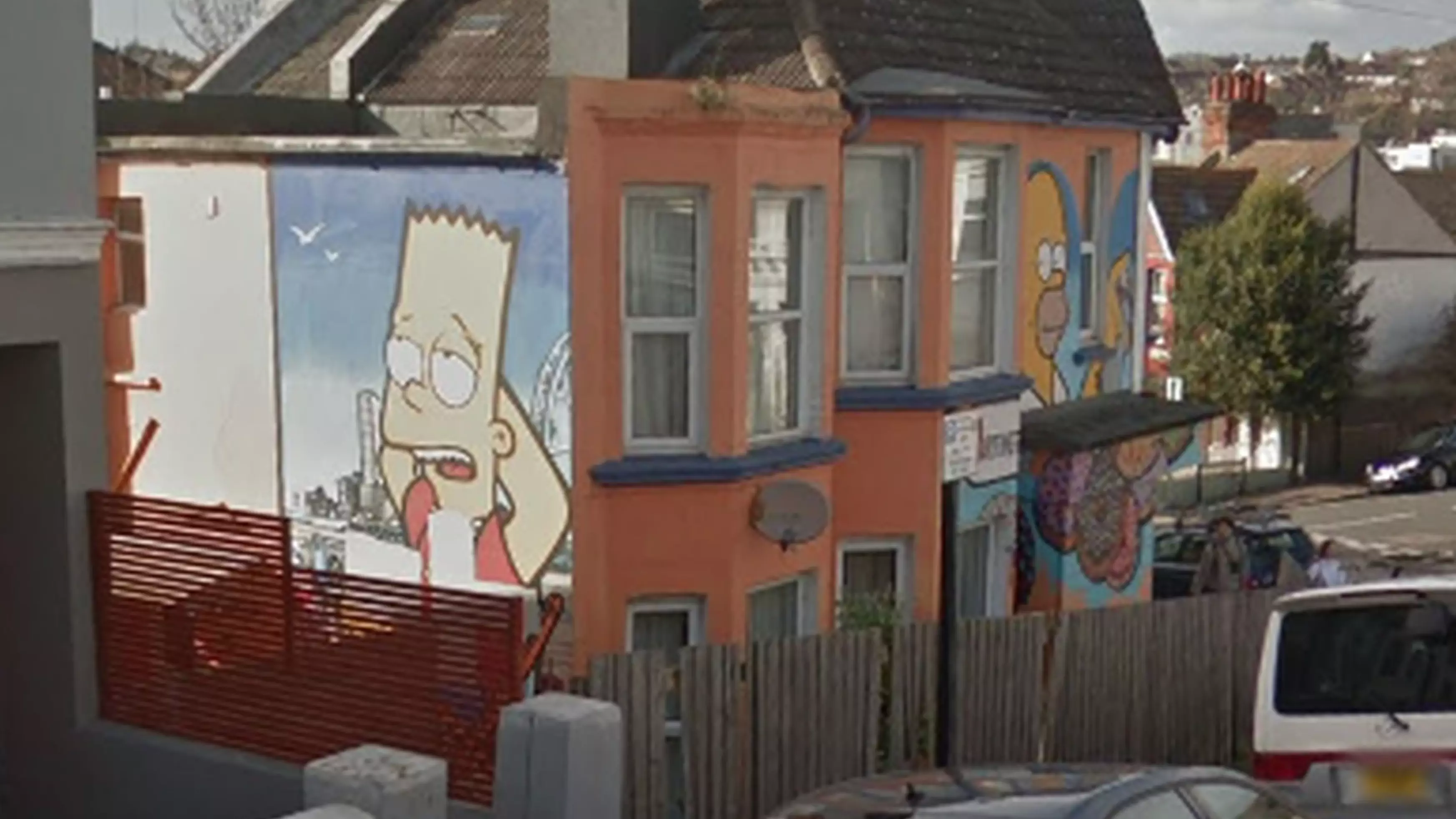 Man Rents House Before Discovering It's Covered In Simpsons Murals