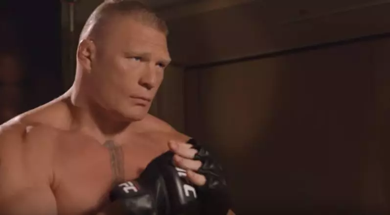 WATCH: Brock Lesnar Is Literally Too Big For UFC