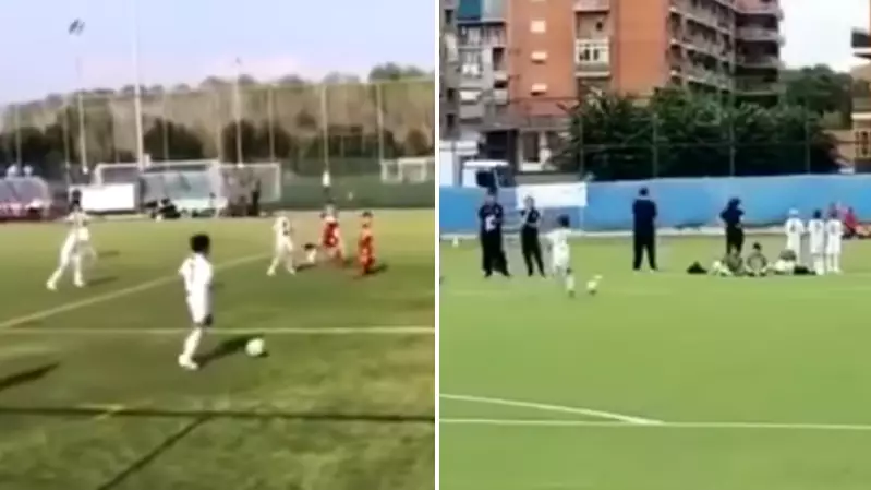 Cristiano Ronaldo Jnr Savagely Beats His Peers Over And Over