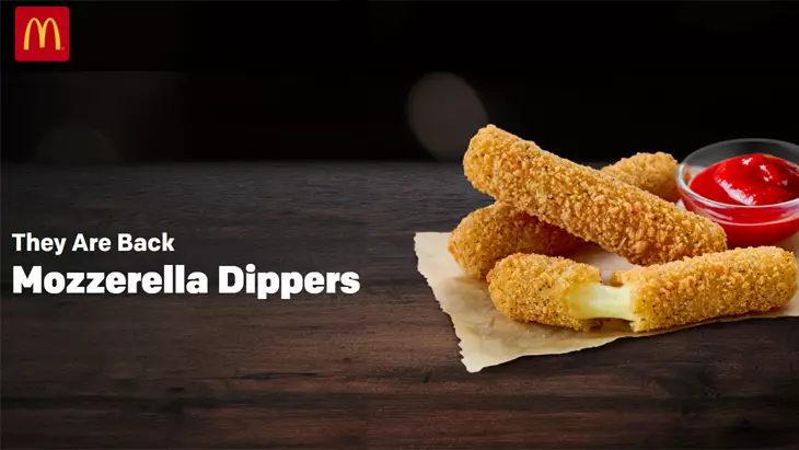 McDonald’s Mozzarella Dippers Are Back For A Limited Time