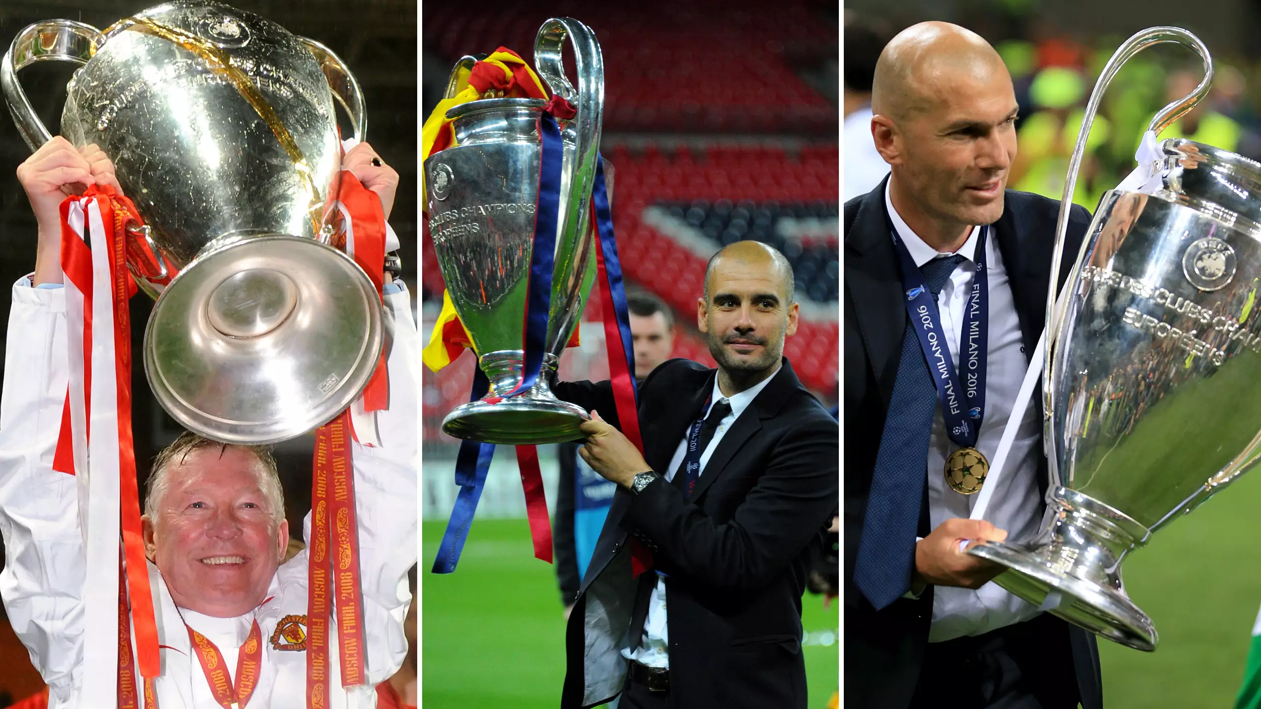 The 10 Greatest Managers In Champions League History Have Been Revealed
