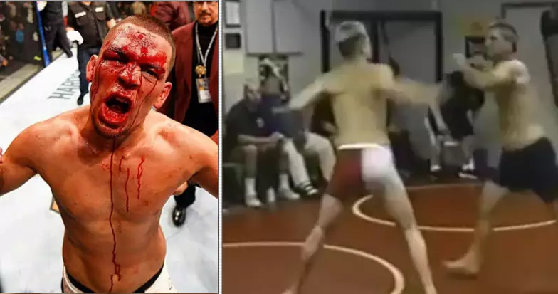 WATCH: Rare Footage Of 16-Year-Old Nate Diaz Making Opponent Submit