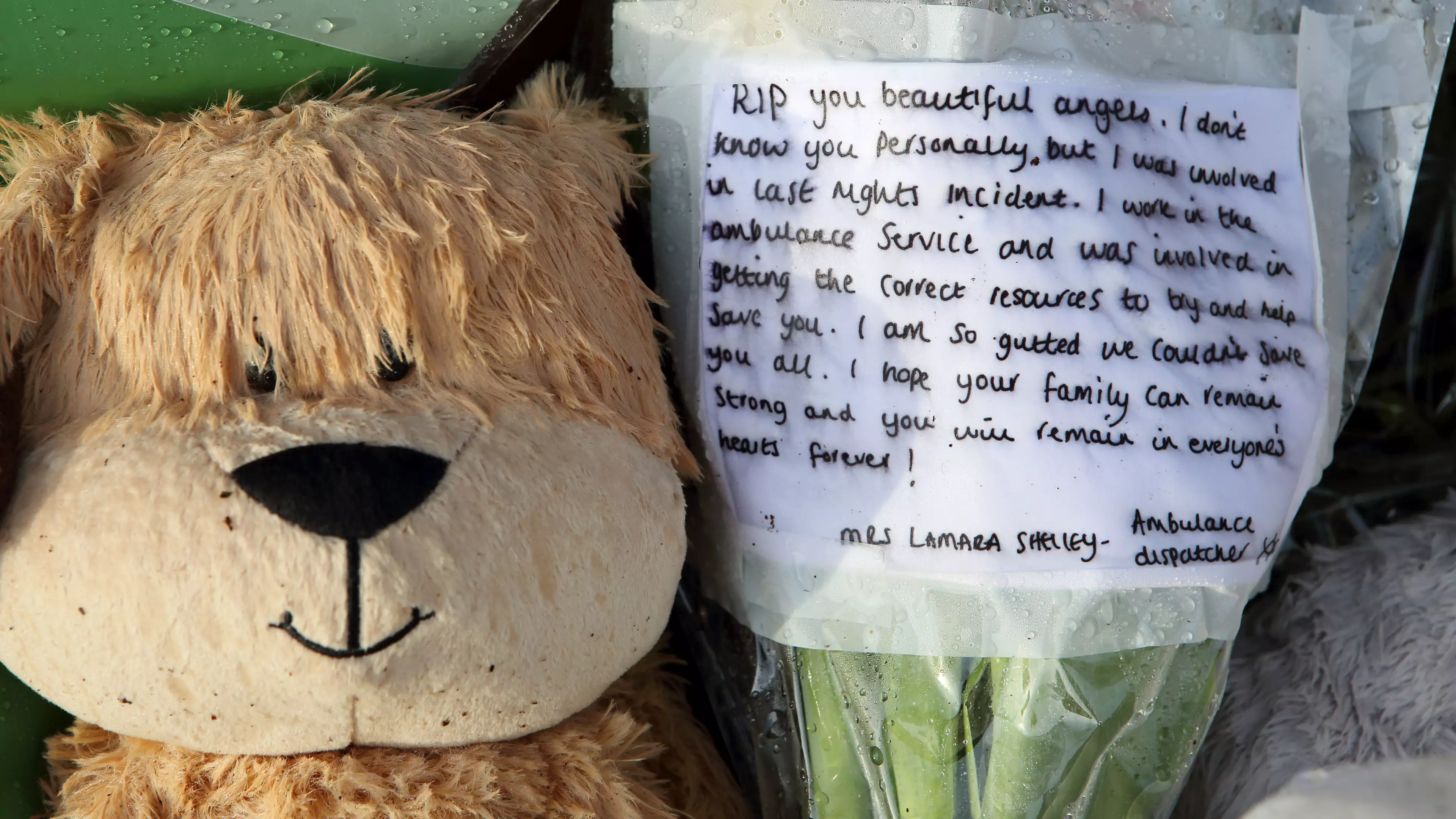Ambulance Worker Pens Heartbreaking Letter For Four Children Who Died In House Fire