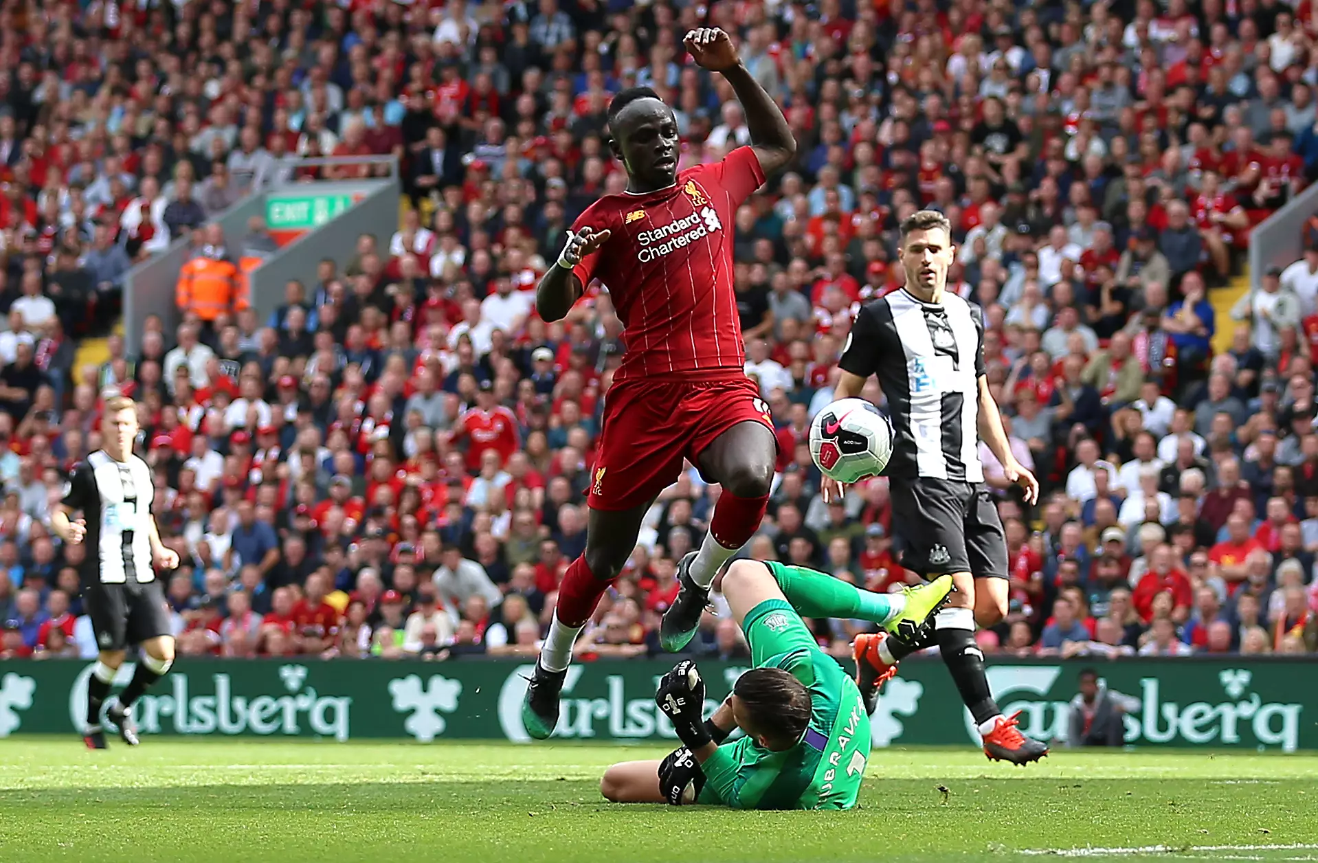 Mane in action against Newcastle (Image