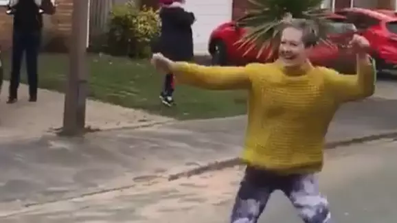 Woman Gets Her Neighbours Out Dancing To Absolute Bangers In The Street Each Morning