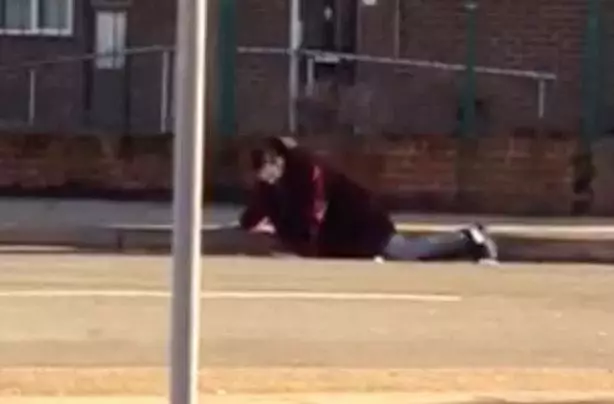 Man Caught Shagging A Drain In Broad Daylight Like It's No Big Deal