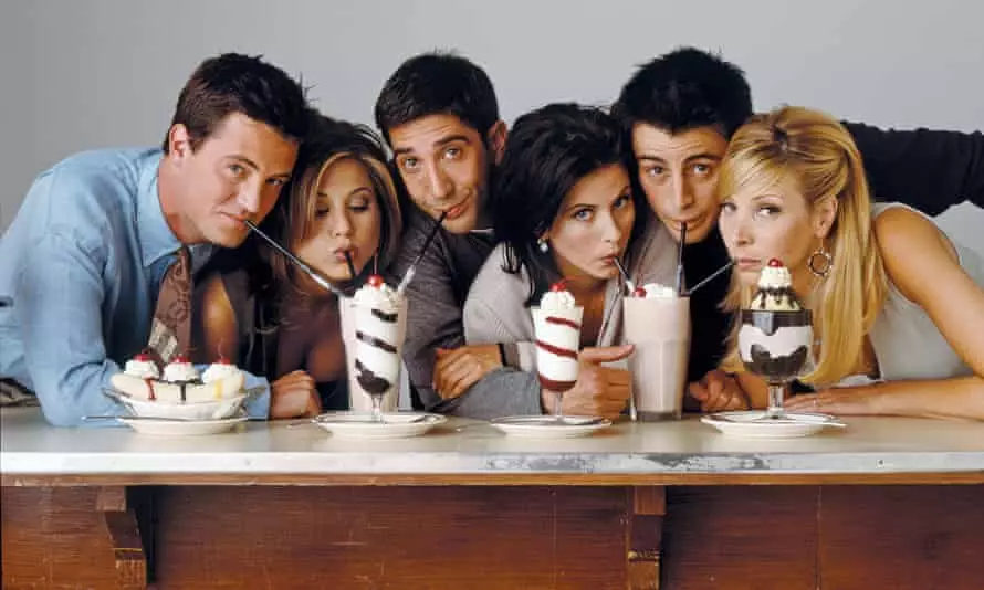 The Friends cast back in the day.