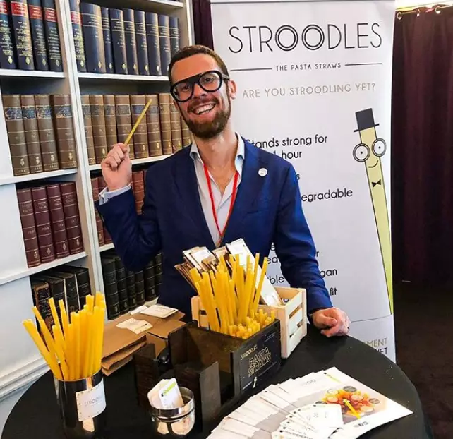 Maxim Glemann with his Stroodles.