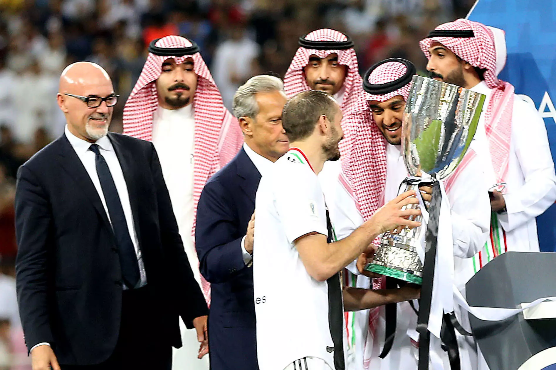 Juventus won the Italian Super Cup against AC Milan in January 2019 in Saudi Arabia. Image: PA Images