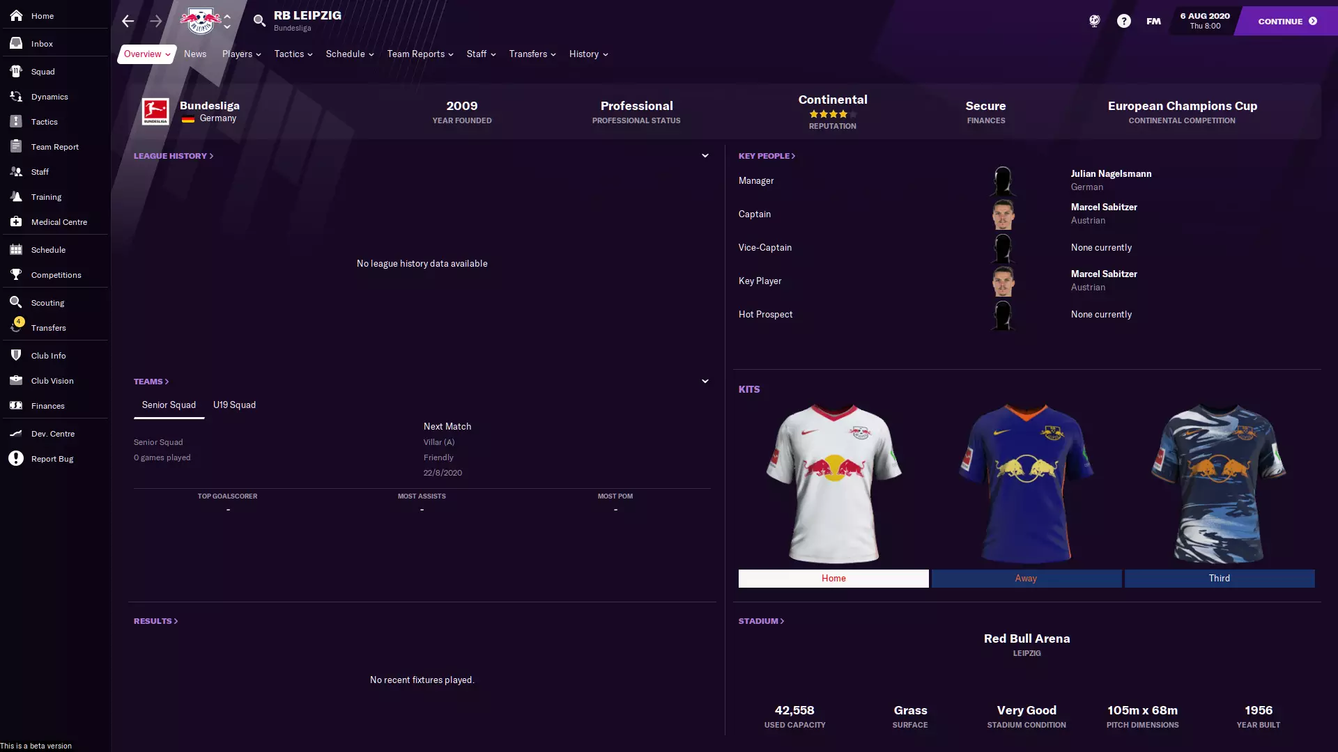 Football Manager 2021 RB Leipzig /