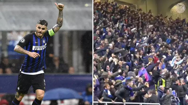 Inter Milan Fans Let Out Incredible Roar When Mauro Icardi Scored