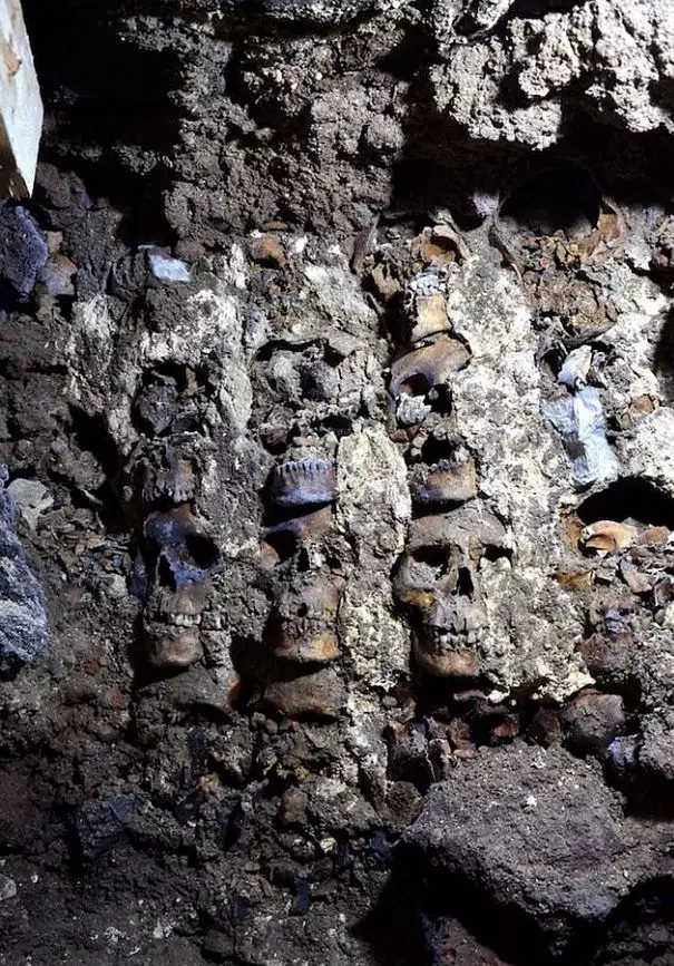 The remains of 119 men, women, and children were found.