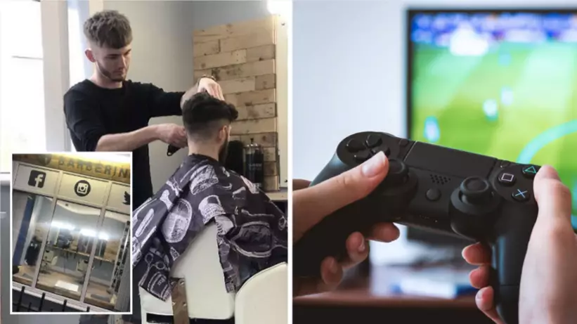 A Barber Shop In The UK Will Give Customers A Free Haircut If They Beat Them At FIFA