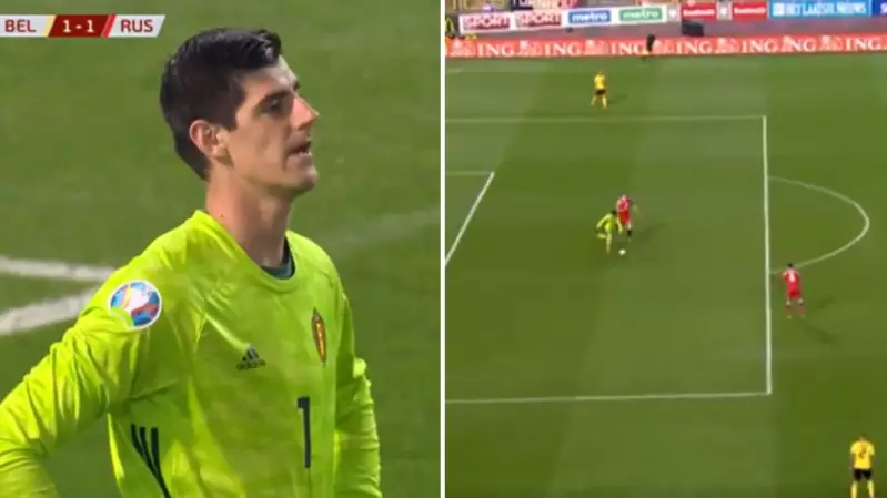 Thibaut Courtois Made A Huge Mistake For Belgium Against Russia