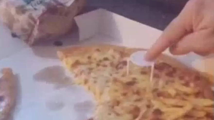 TikToker Claims He Knows Real Reason Why Pizzas Come With Plastic Stool