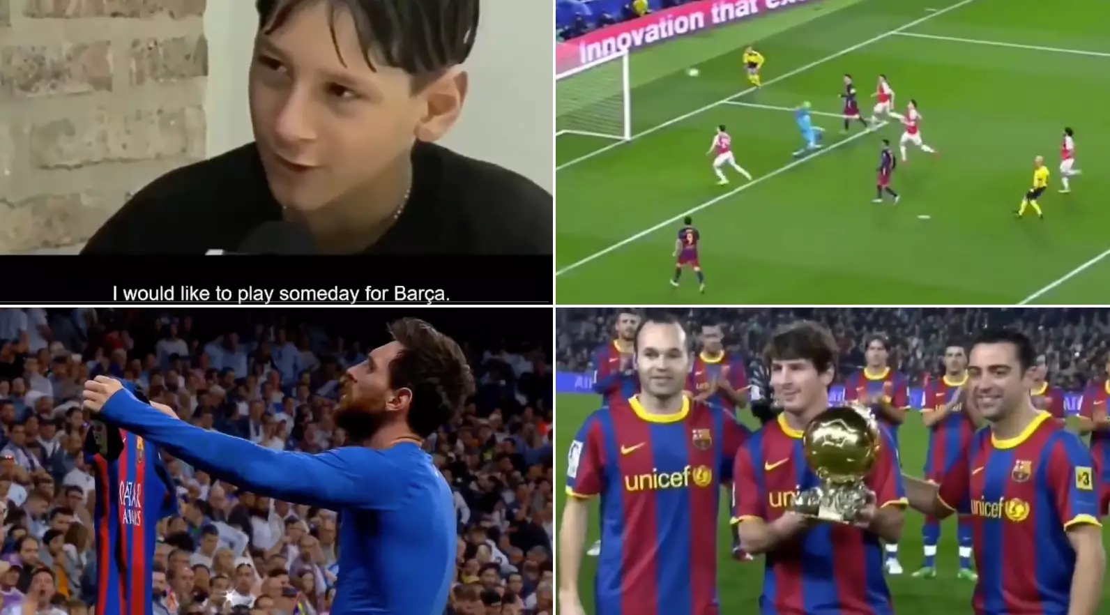 Lionel Messi's Barcelona Career Highlights Compiled In Incredible Tribute Video
