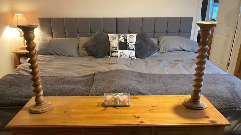 Mum Creates Nine-Foot-Long Bed For The Whole Family For Less Than £450