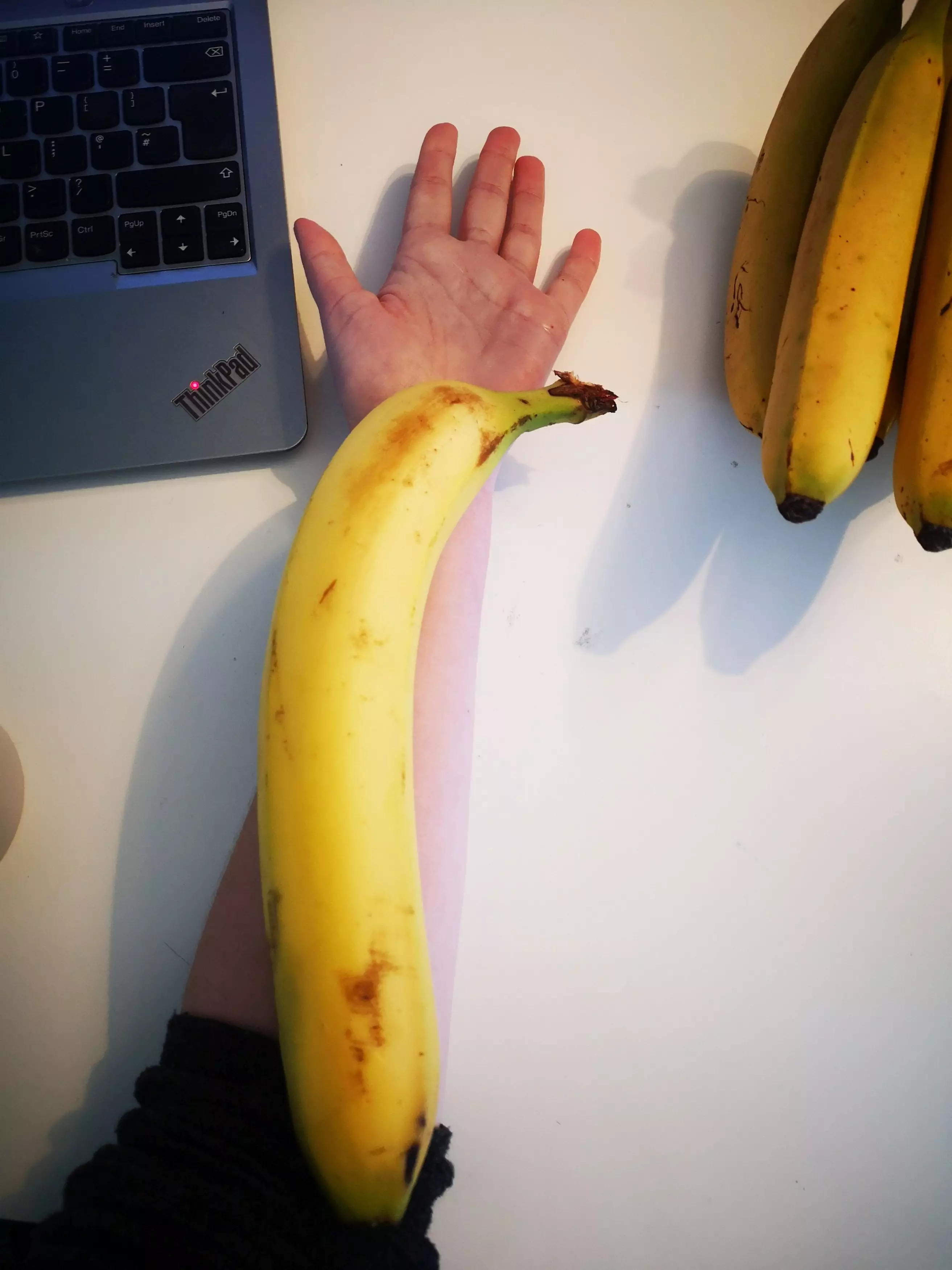 The 31-year-old said it was the most delicious banana she's ever eaten.