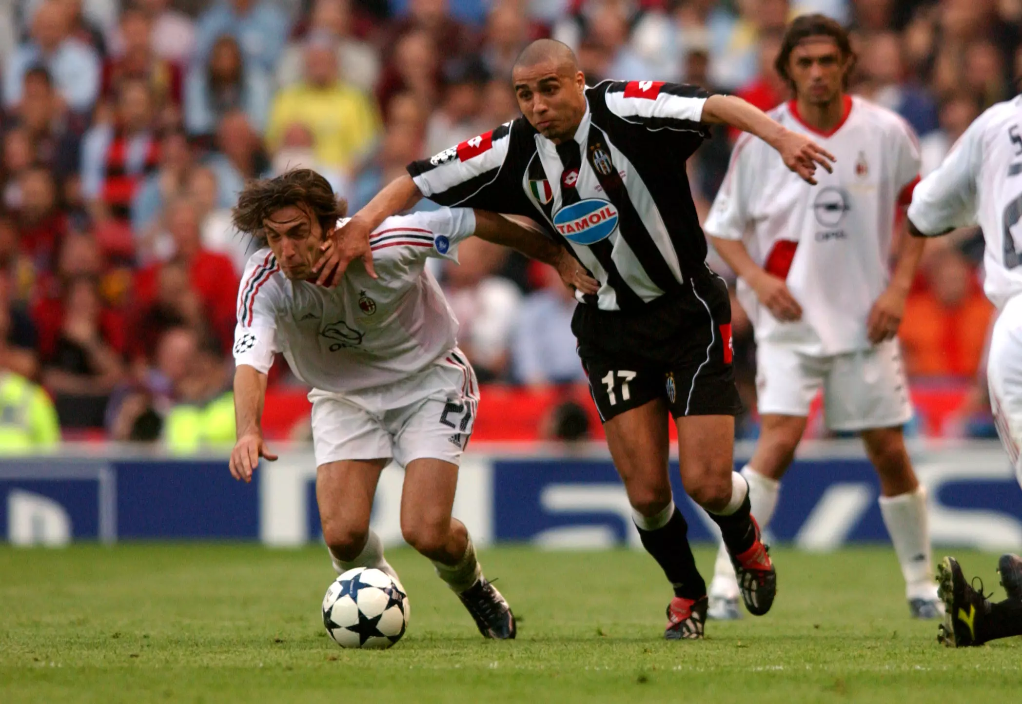 Trezeguet in action for Juventus. Image: PA