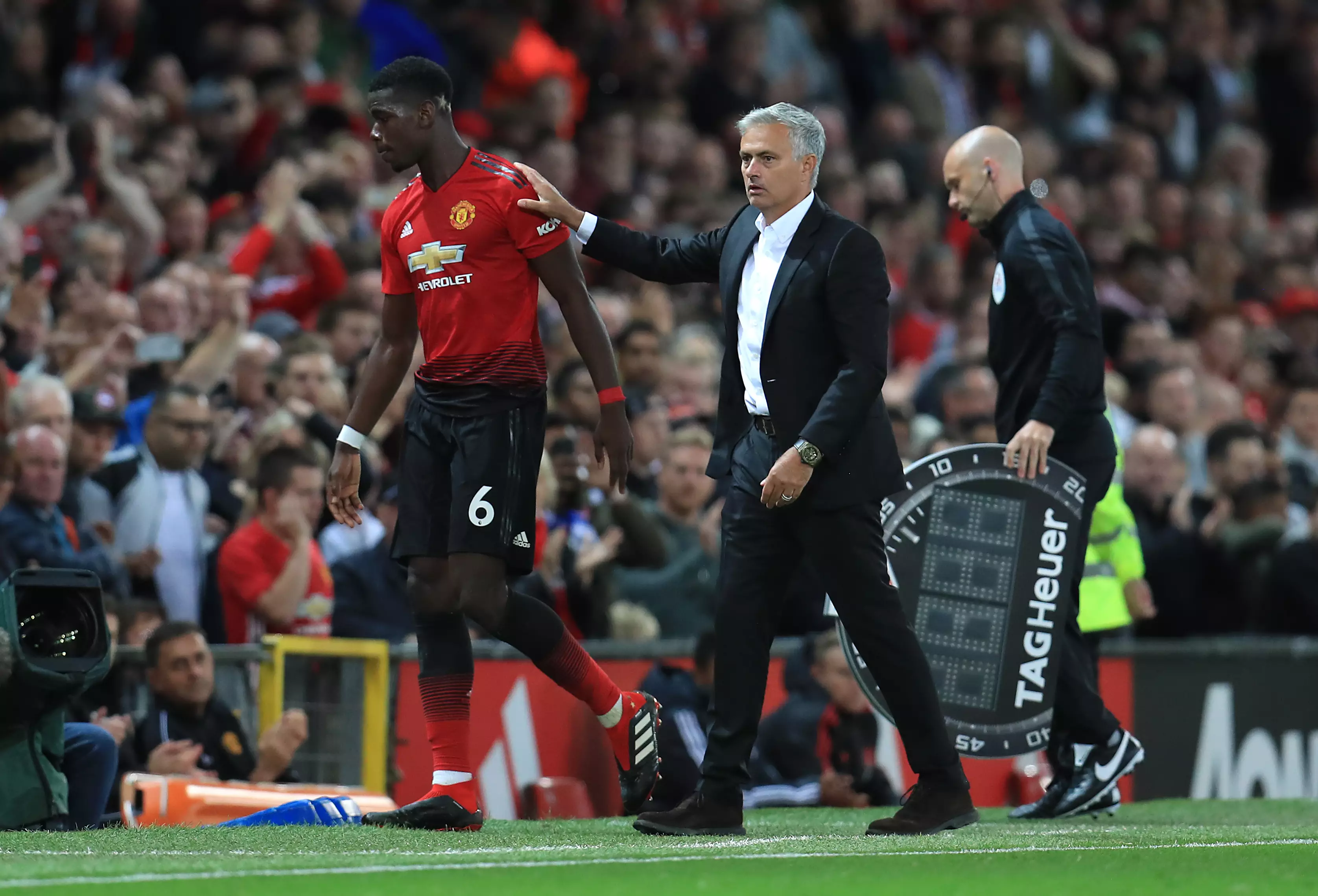 Pogba captained United last week and came off as a late substitute. Image: PA Images