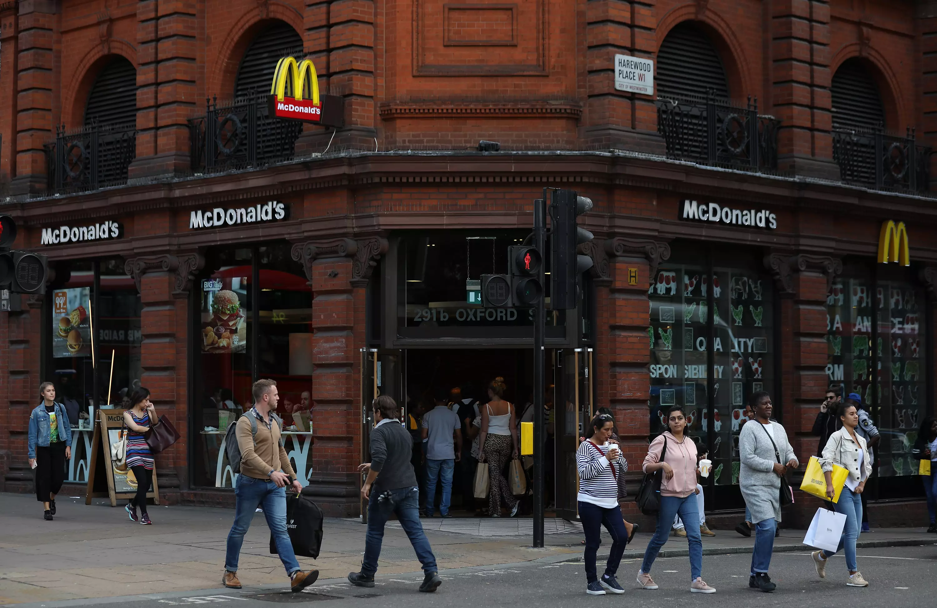 McDonald's on London's Oxford Street.