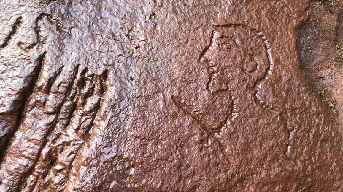 A number of ancient carvings have been found.