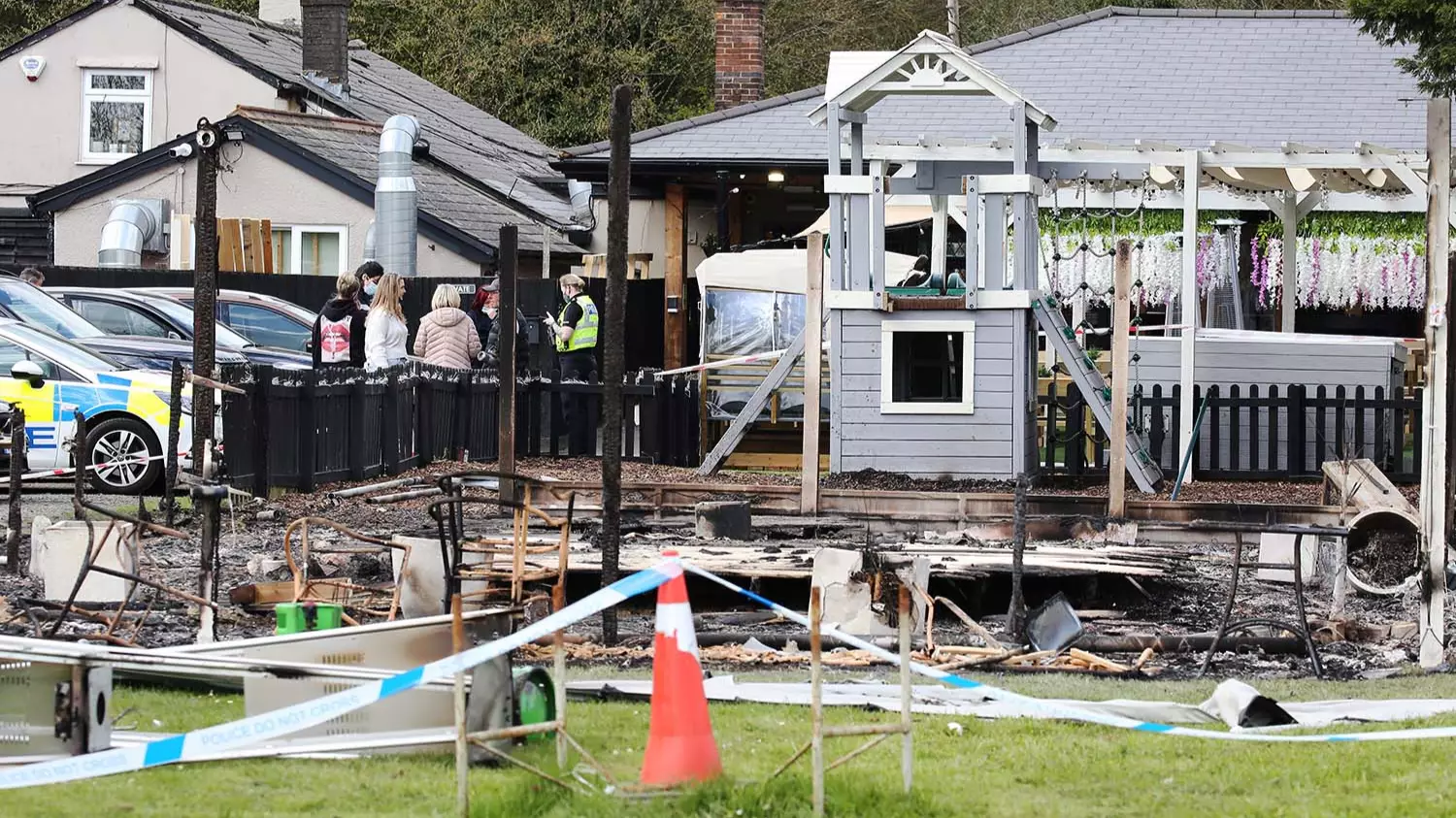 Pub's £25,000 New Outdoor Space Burns Down Day Before Reopening 