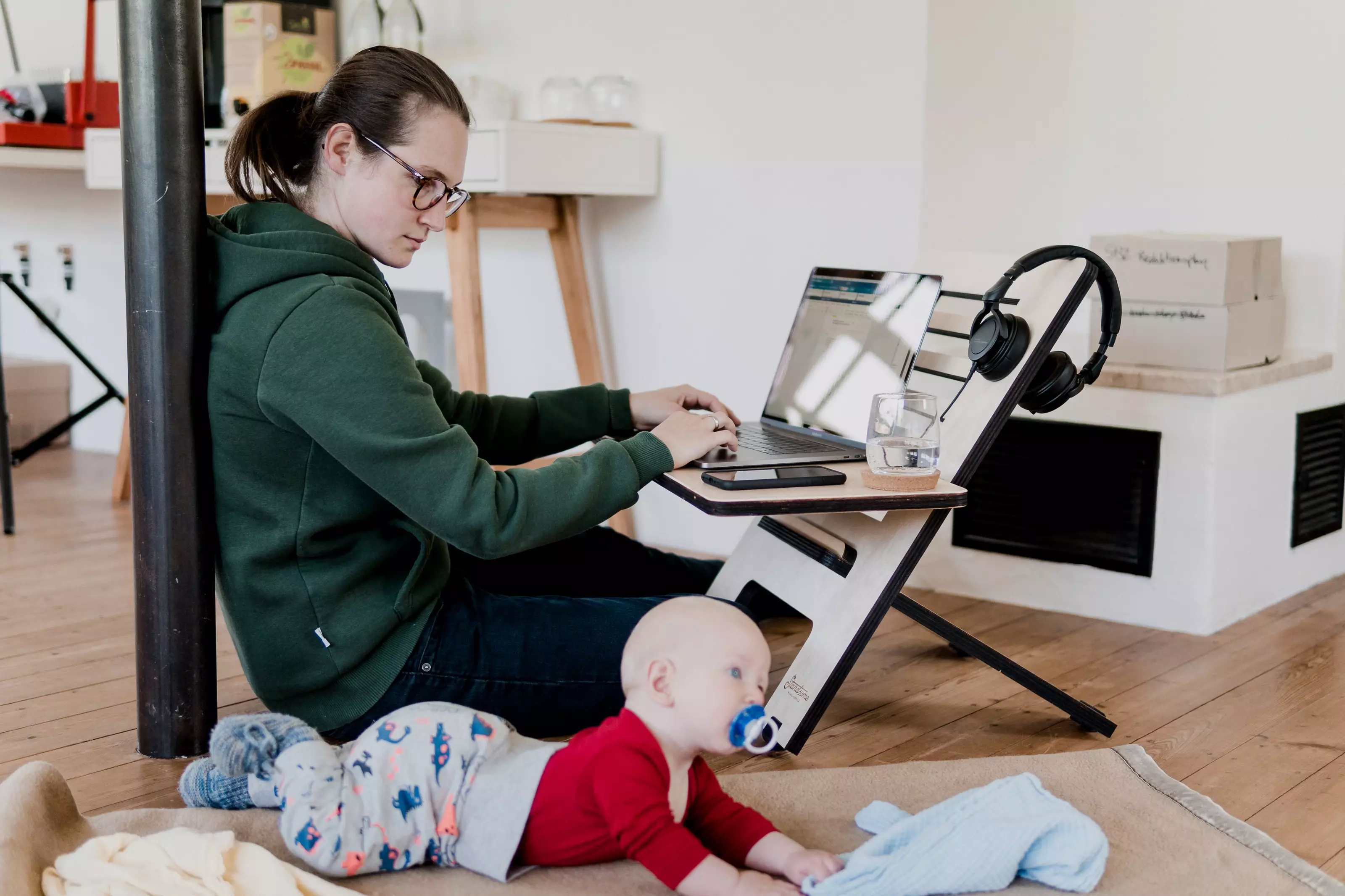 Mums are being forced to work while their kids are without childcare (