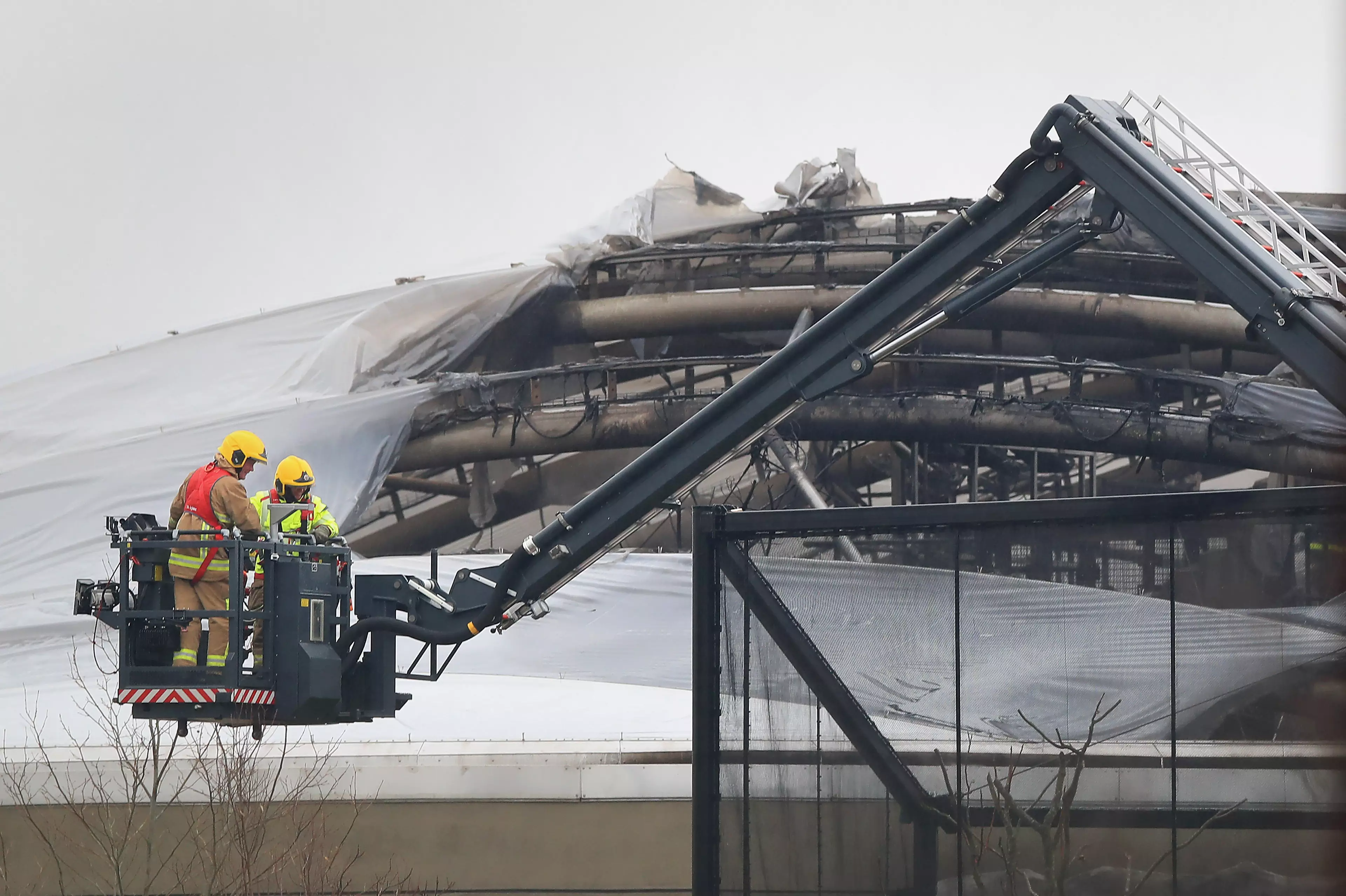 Images show the damage caused by the blaze.