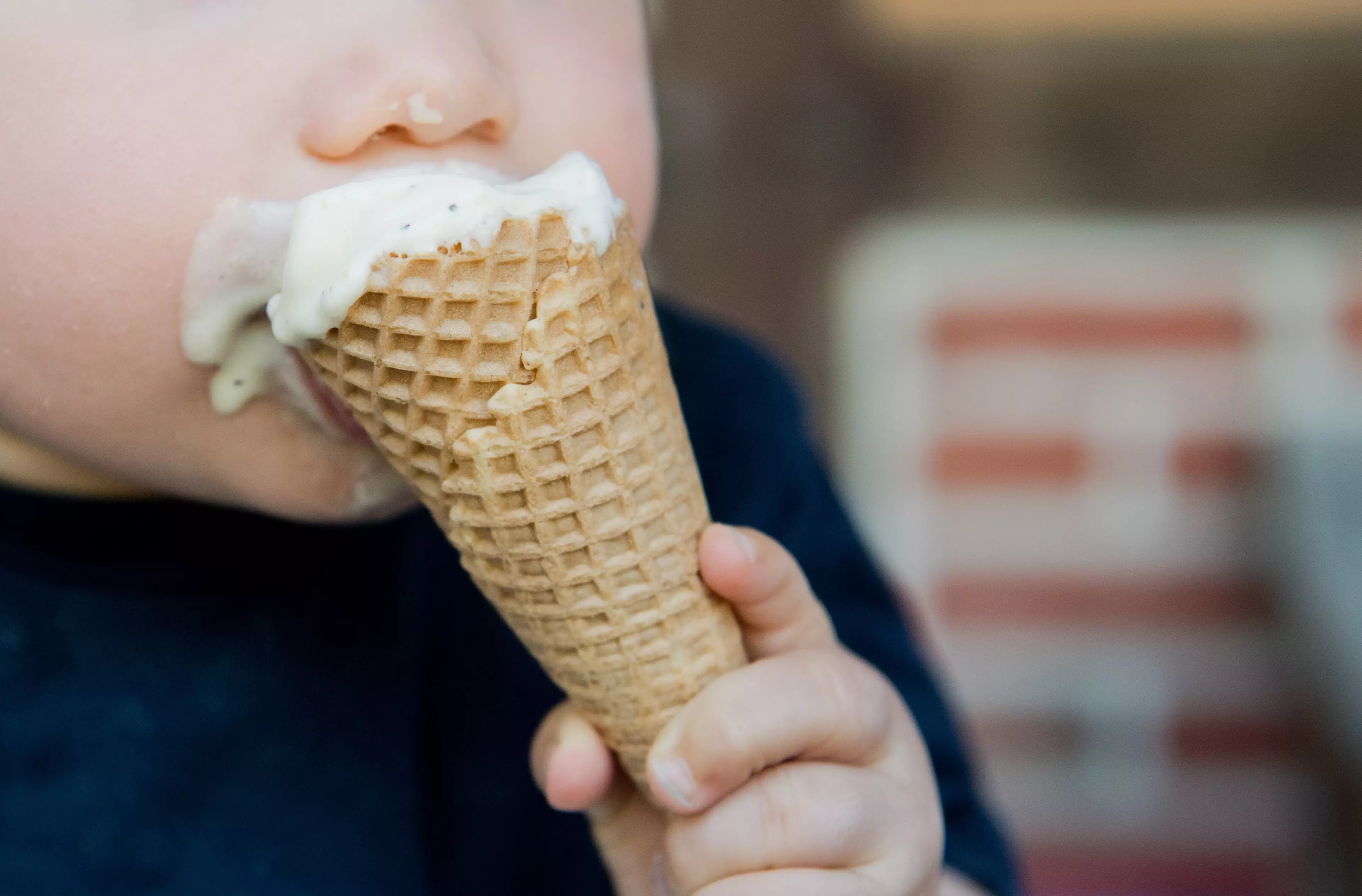 Mum Sidney Anderson got a nasty surprise when she shared an ice cream with her four-year-old.