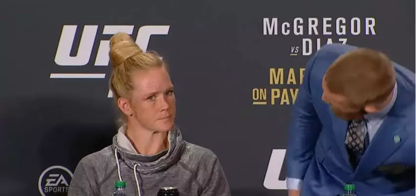 Touching Moment Between Holly Holm And Conor McGregor