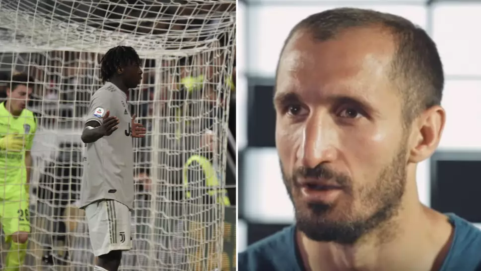Juventus Captain Giorgio Chiellini Defends Moise Kean Over Goal Celebration 