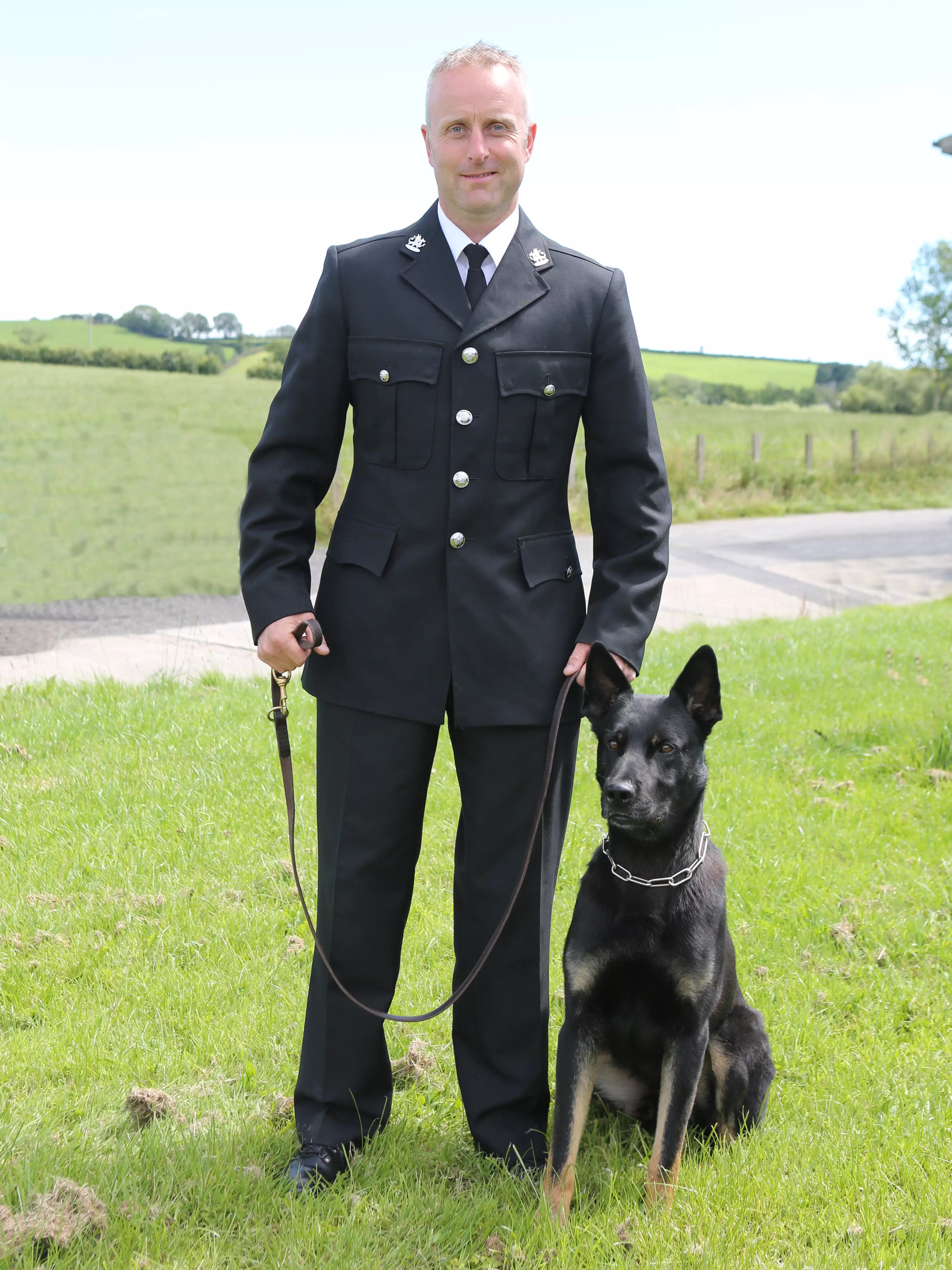 PC Peter Lloyd and PD Max tracked down a missing mother and child.