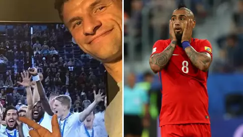 Arturo Vidal Reacts Angrily To Bayern Teammate Thomas Muller's Instagram Post
