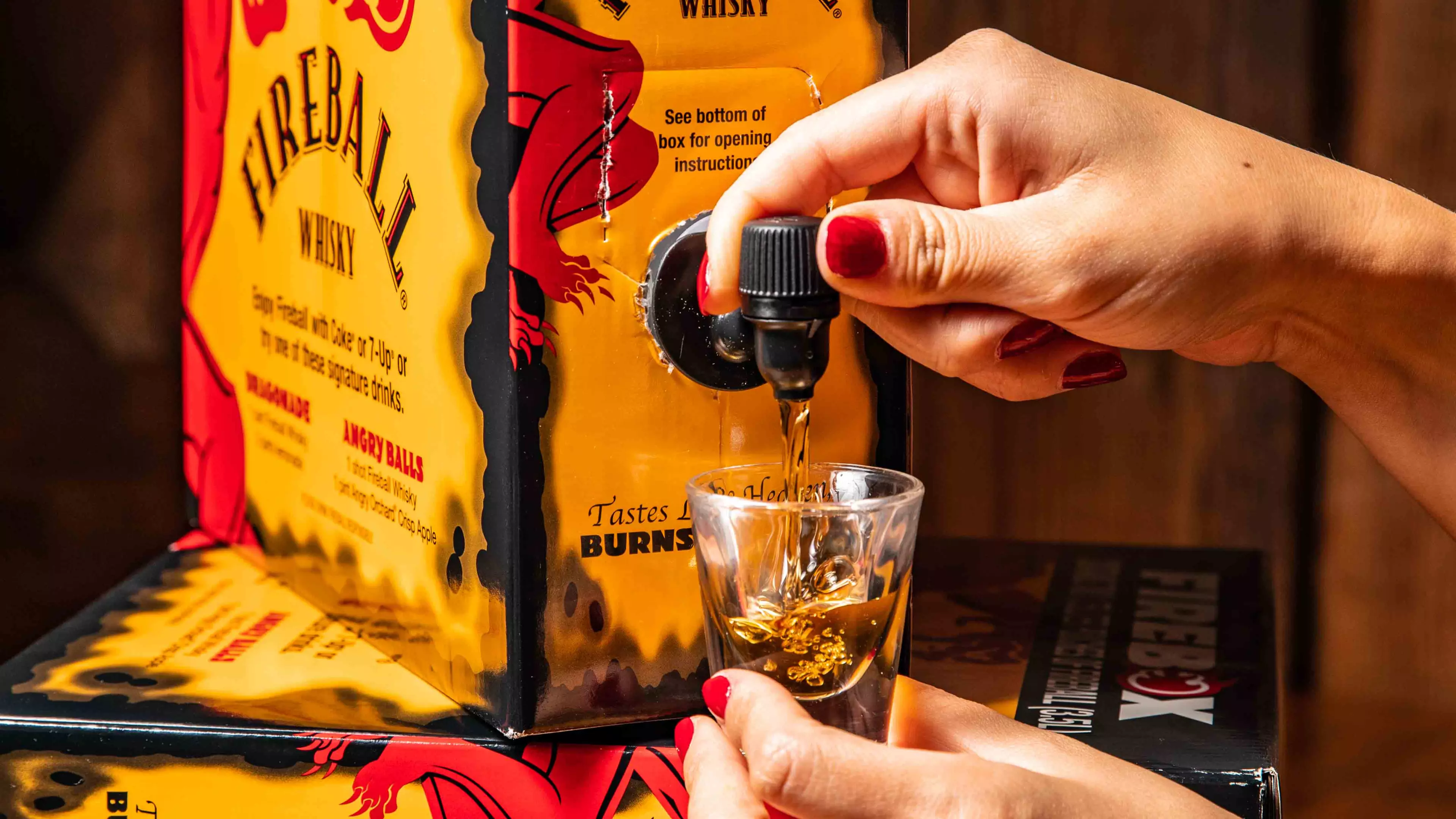 Fireball Whisky Have Released A 3.5L Goonsack In Australia 