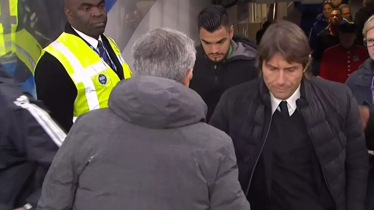 The Reason Why Antonio Conte Didn't Shake Hands With Jose Mourinho At Full-Time