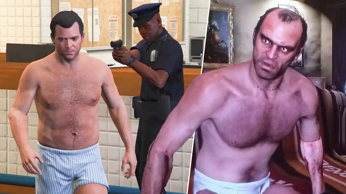 Man Fights Off Car Thief In The Middle Of Nude GTA Session