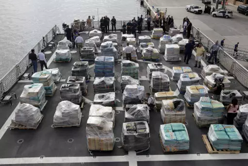 Here's What Over 26 Tonnes Of Cocaine Looks Like