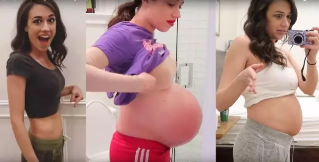 Colleen has also been really open about her post pregnancy body. (