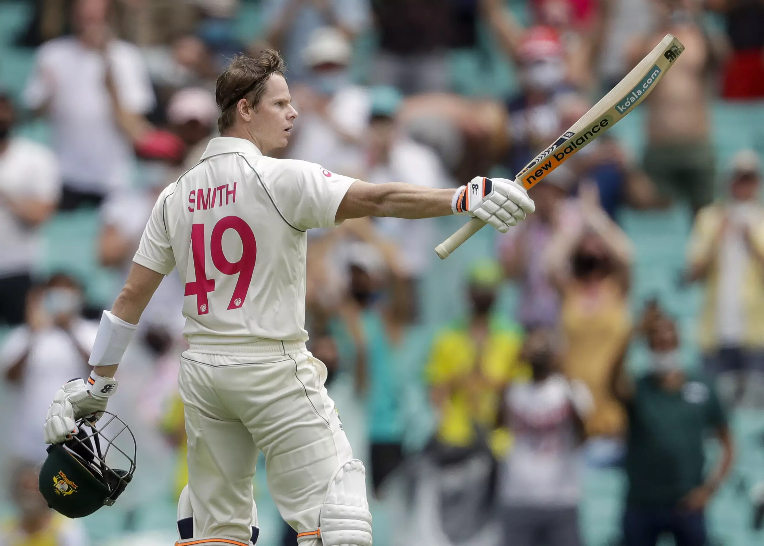 Smith scored a ton in Australia's first innings.