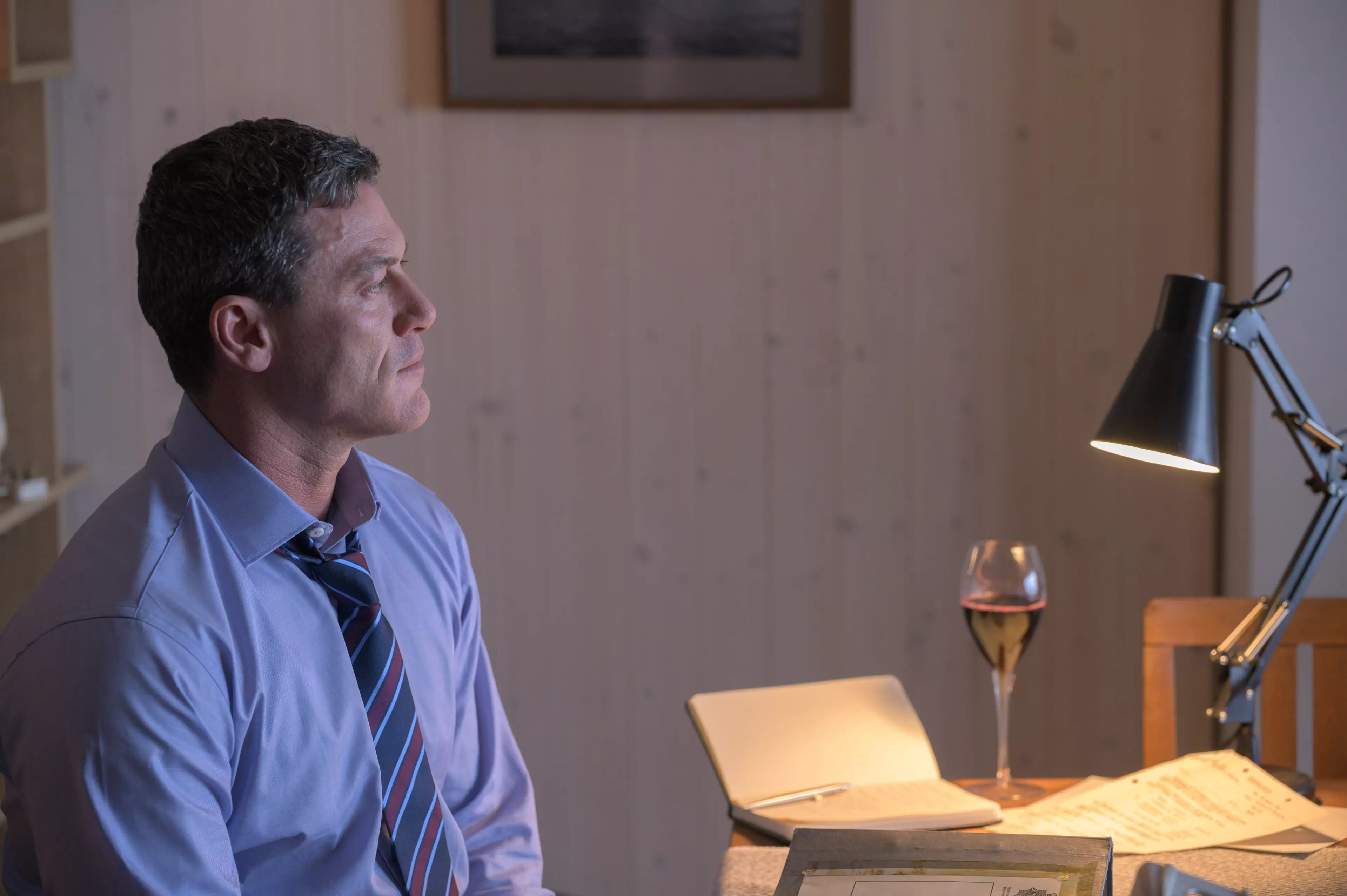 Luke Evans stars in The Pembrokeshire Murders as Senior Investigating Officer Steve Wilkins (