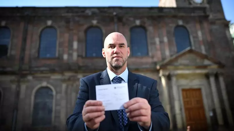 Driver Rejects Parking Ticket Fine Because He Was At Church