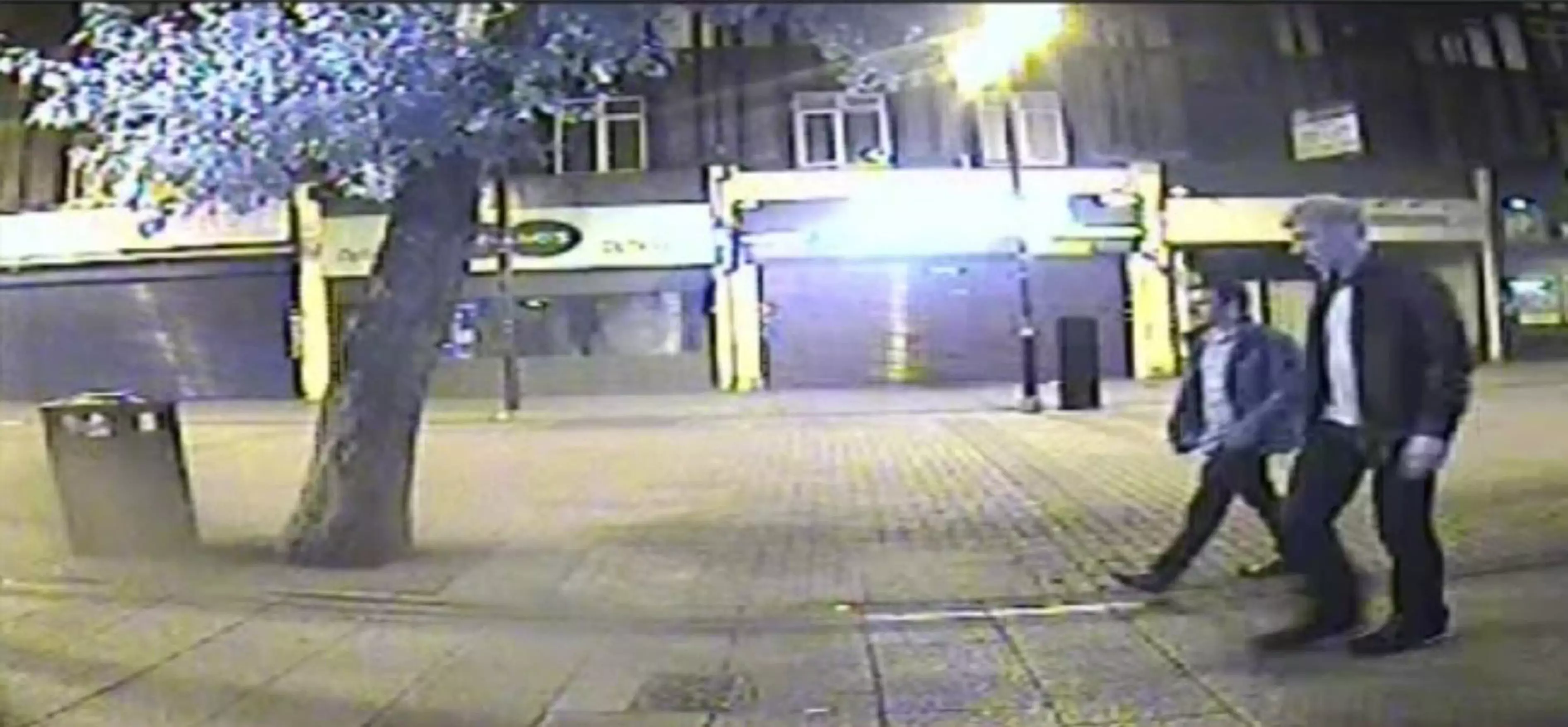 The CCTV image of Port walking with Jack Taylor that lead to his arrest (