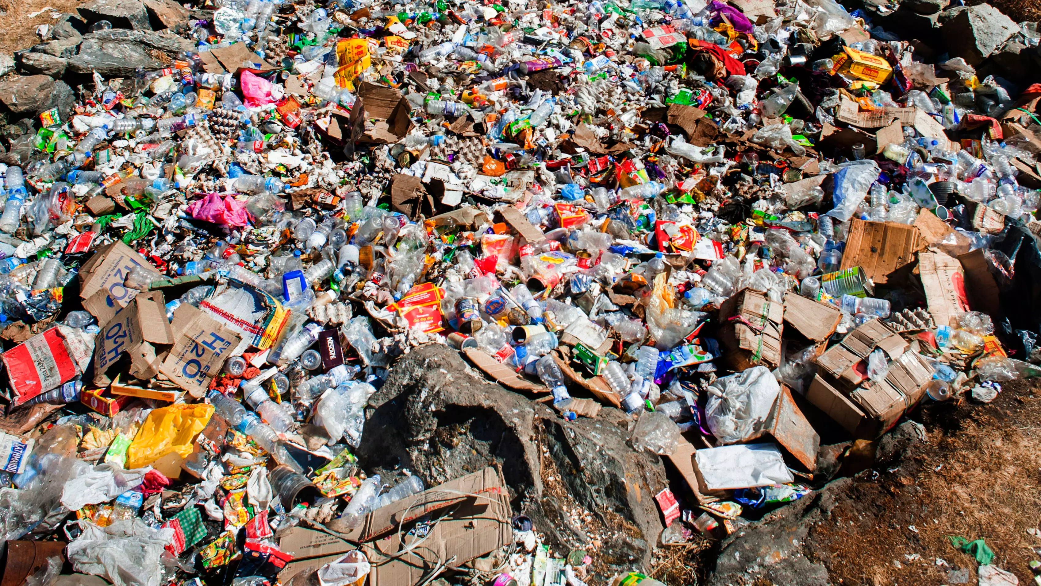 Huge Piles Of Rubbish Show Impact Of Tourism On Mount Everest