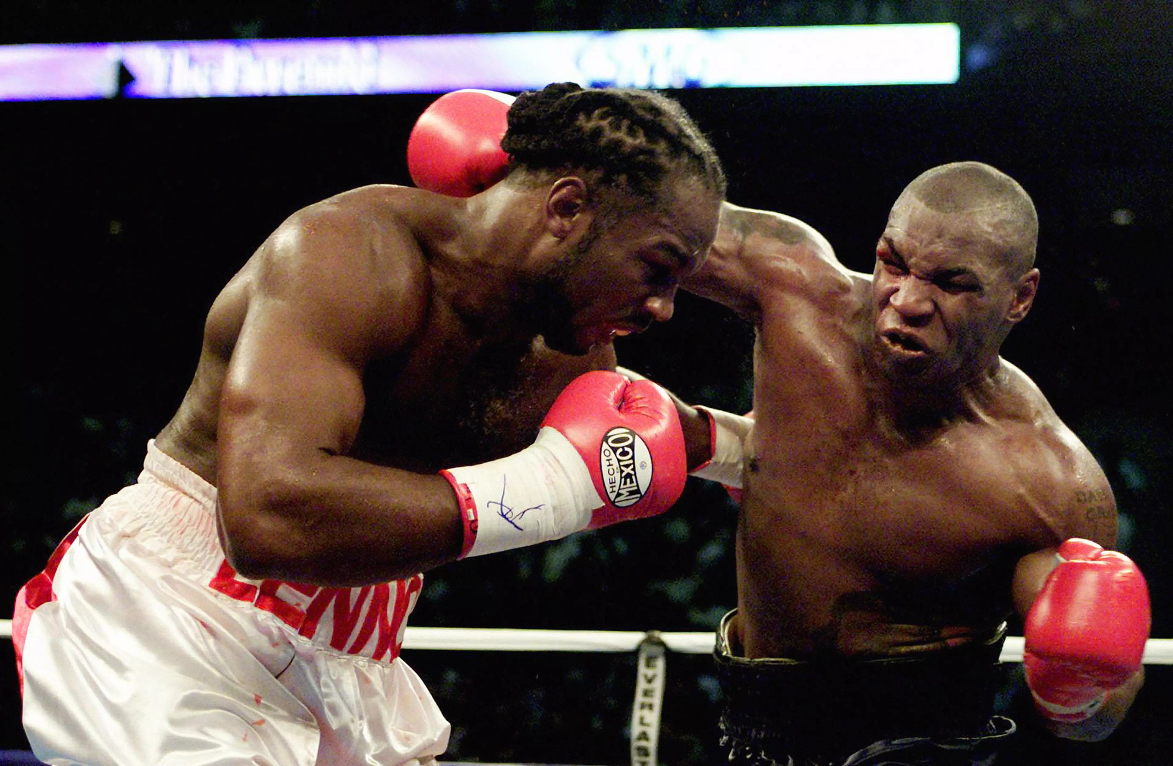 Lewis and Tyson faced off in 2002 and it was the former who came out on top. (Image