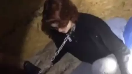 Disturbing Footage Shows The Moment Woman Was Rescued From Serial Killer 