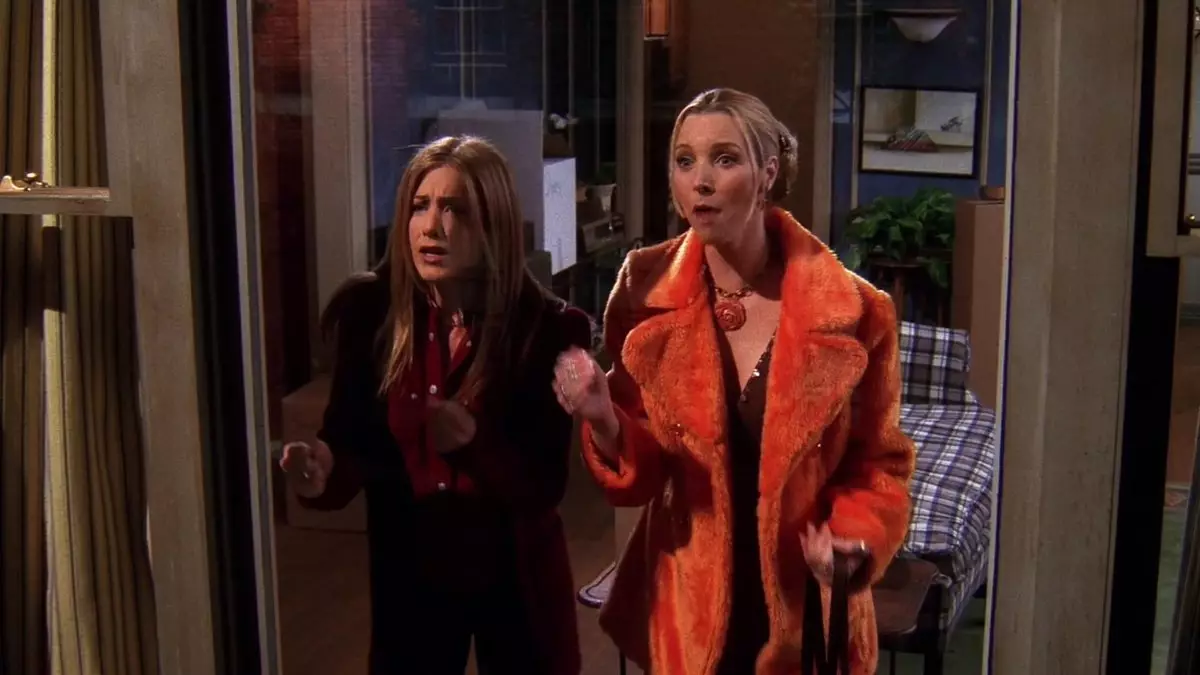 Who could forget when Rachel and Phoebe clock Monica and Chandler? (